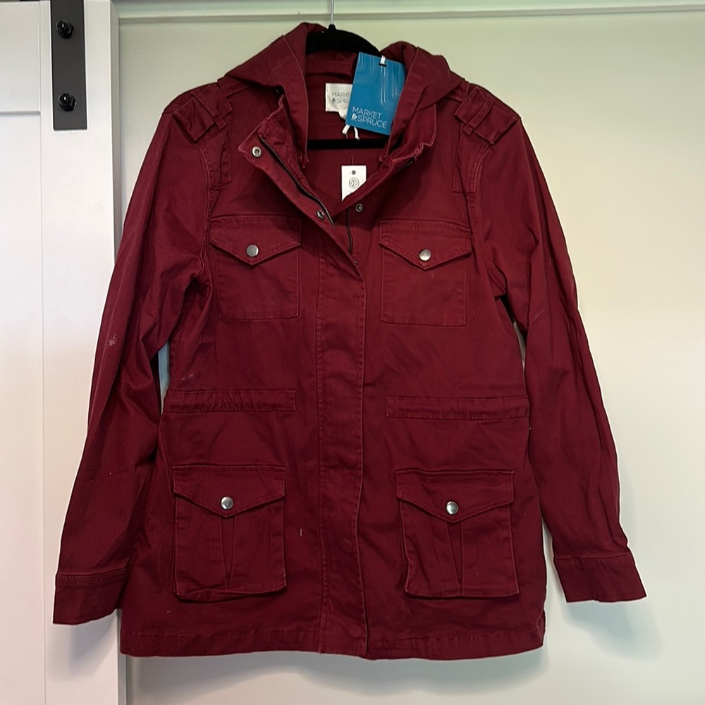 NWT - Market and Spruce Kathleen Cargo Jacket - Size M